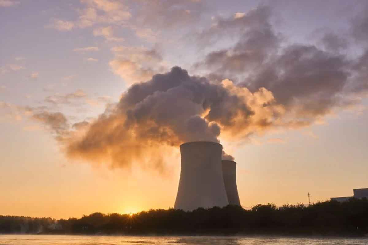 Atomkraftwerk Dampfproduktion Industrie